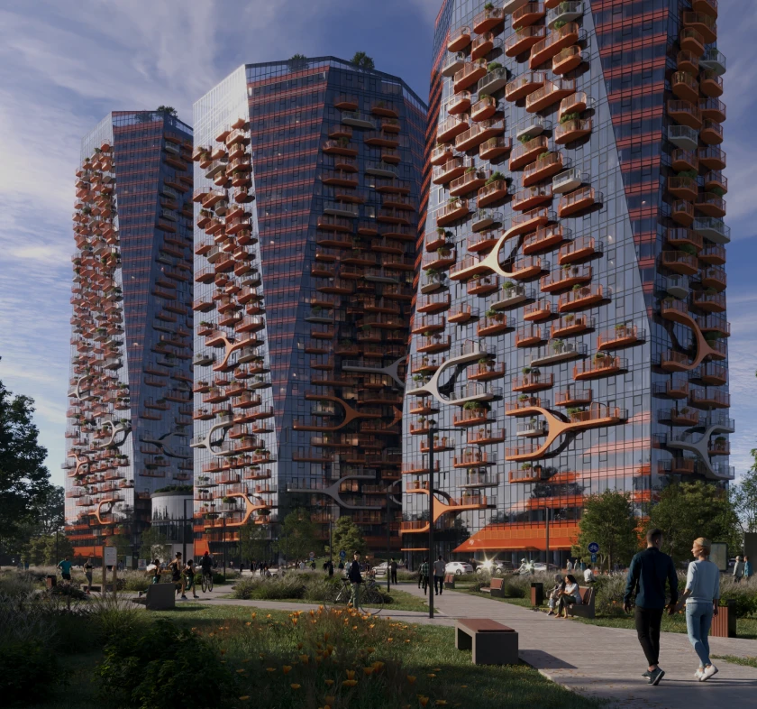 See the buildings